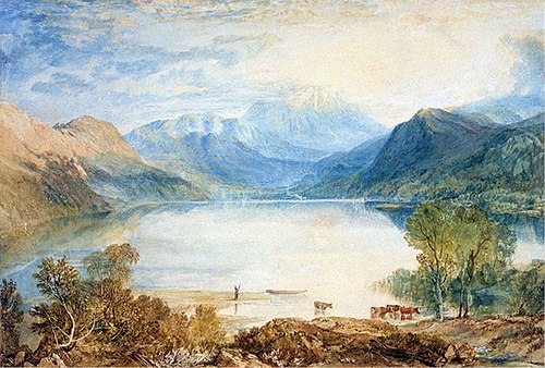 Ullswater from Gobarrow Park, 1819, Joseph Mallord William Turner
