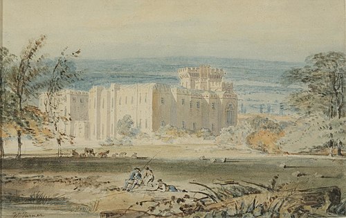 Hampton Court, Herefordshire, Seen from the Southeast, 1797, Joseph Mallord William Turner