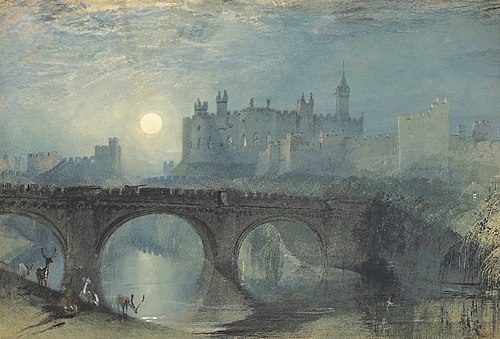 Alnwick Castle, 1829, Joseph Mallord William Turner