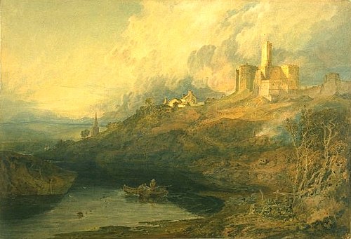 Warkworth Castle, Northumberland, 1799, Joseph Mallord William Turner