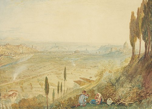 Rome from Monte Mario, 1820, Joseph Mallord William Turner