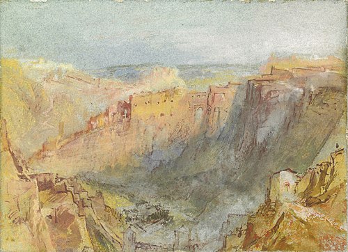 Vue op Lëtzebuerg, vum Fetschenhaff aus, , Joseph Mallord William Turner