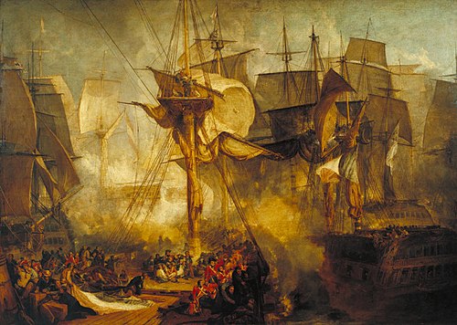 The Battle of Trafalgar (1806), 1806, Joseph Mallord William Turner