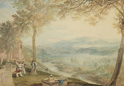 Kirkby Lonsdale Churchyard, 1818, Joseph Mallord William Turner