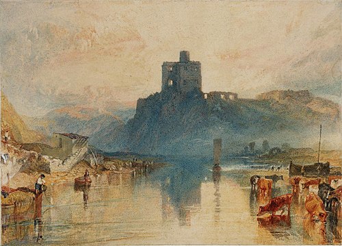 Norham Castle, on the River Tweed, 1822, Joseph Mallord William Turner