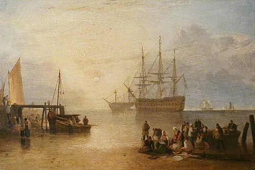 The Sun Setting through Vapour, 1809, Joseph Mallord William Turner