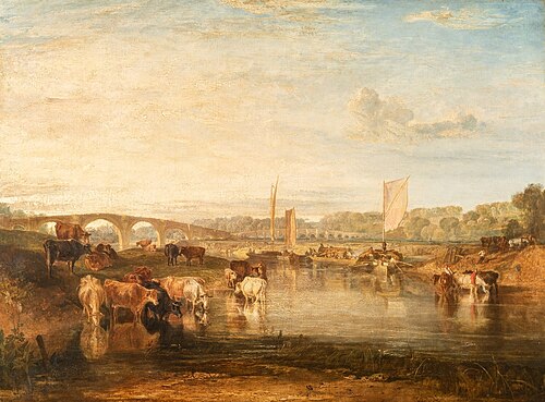 Walton Bridges, 1806, J. M. W. Turner