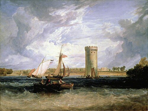 Tabley, Cheshire, the Seat of Sir J. F. Leicester, Bt: Windy Day, 1808, Joseph Mallord William Turner