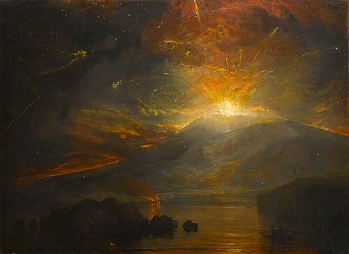 The Eruption of the Soufrière Mountains in the Island of St Vincent, 30 April 1812, 1815, Joseph Mallord William Turner