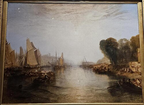 East Cowes Castle, 1827, J. M. W. Turner