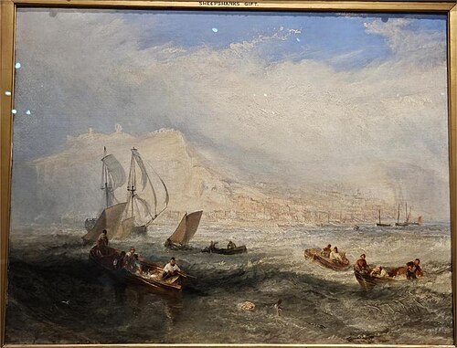 Line Fishing, off Hastings, 1835, J. M. W. Turner