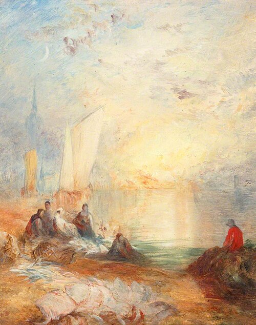 Sunset, , J. M. W. Turner