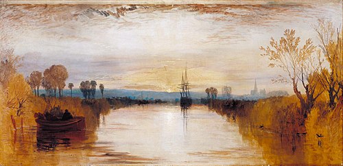 Canal de Chichester, 1828, Joseph Mallord William Turner