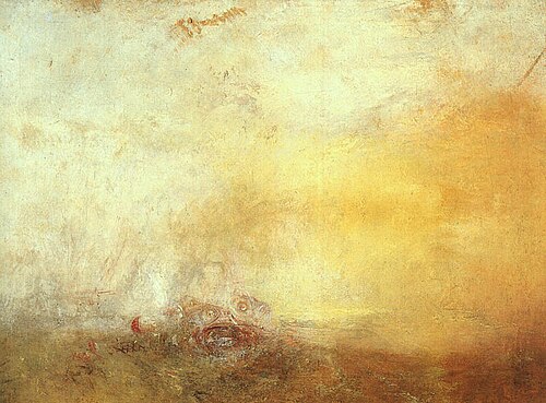 Lever de soleil avec monstres marins, 1845, Joseph Mallord William Turner
