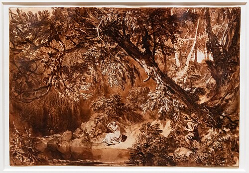 Aesacus and Hesperie, , J. M. W. Turner