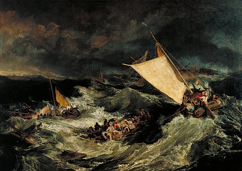 The Shipwreck, 1805, Joseph Mallord William Turner