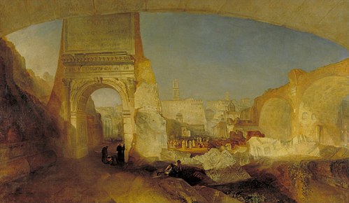 Forum Romanum, for Mr Soane's Museum, 1826, Joseph Mallord William Turner