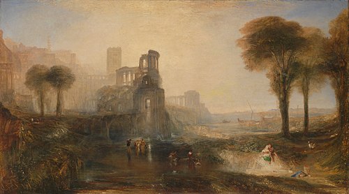 Caligula's Palace and Bridge, 1831, Joseph Mallord William Turner