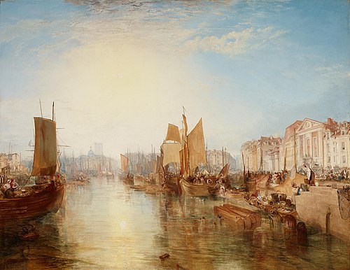 Le Port de Dieppe, 1825, Joseph Mallord William Turner