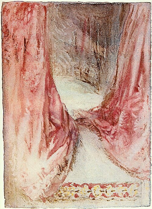A Bed: drapery study, 1837, J. M. W. Turner