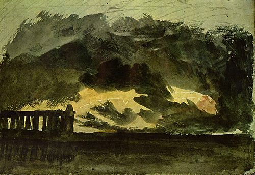 Paestrum in the Storm, 1830, J. M. W. Turner