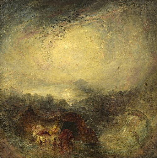 The Evening of the Deluge, 1843, J. M. W. Turner
