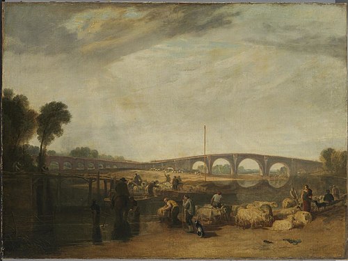 Walton bridges, 1806, Joseph Mallord William Turner