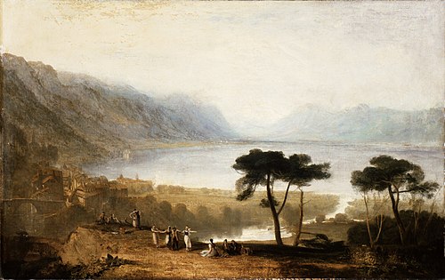 Lake of Geneva from Montreux, 1810, J. M. W. Turner