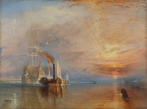 The Fighting Temeraire, 1834, J. M. W. Turner