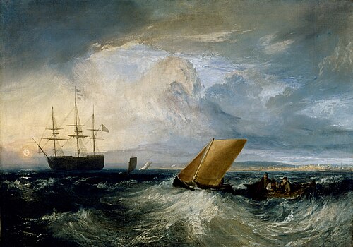 Sheerness as seen from the Nore, 1808, J. M. W. Turner