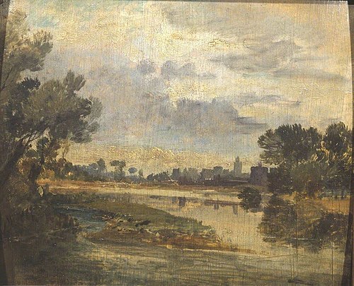 On the Thames (?), 1807, J. M. W. Turner