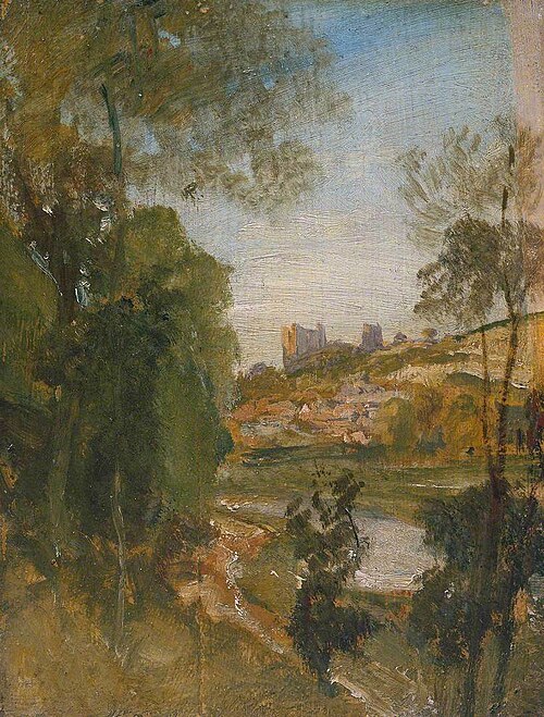 Guildford from the Banks of the Wey, 1805, J. M. W. Turner