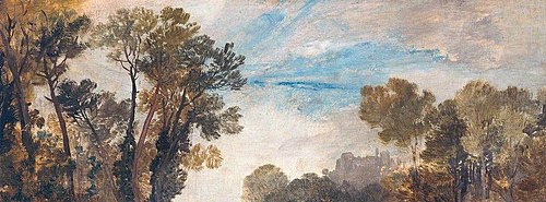 Tree Tops and Sky, Guildford Castle(?), Evening, 1807, J. M. W. Turner