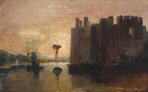 Caernarvon Castle, 1798, J. M. W. Turner
