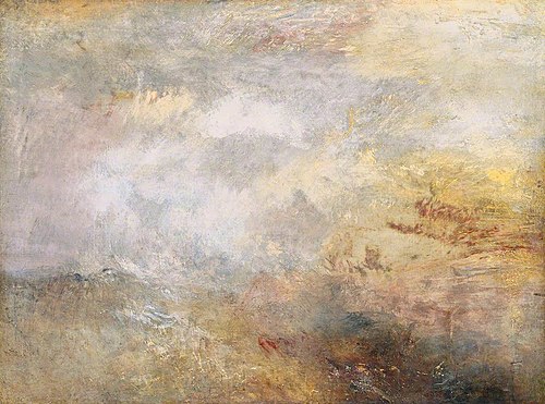 Stormy Sea with Dolphins, 1837, J. M. W. Turner