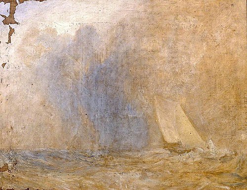 Seascape with a Yacht (?), 1827, J. M. W. Turner