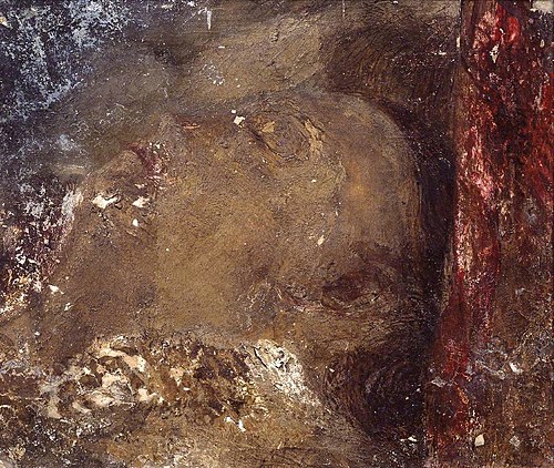Head of a Person Asleep, 1835, J. M. W. Turner