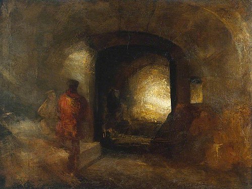 Figures in a Building, 1832, J. M. W. Turner
