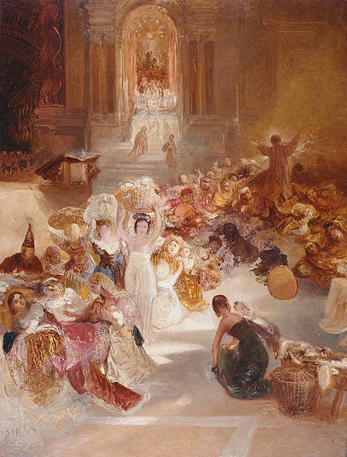 Christ Driving the Traders from the Temple, 1832, J. M. W. Turner