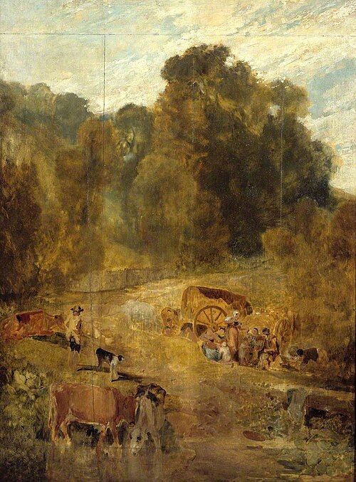 Gipsy Camp, 1807, J. M. W. Turner