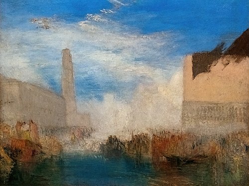 Venice, the Piazzetta with the Ceremony of the Doge Marrying the Sea, 1835, J. M. W. Turner