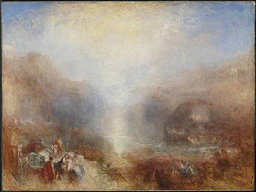 Mercury Sent to Admonish Aeneas, 1850, J. M. W. Turner