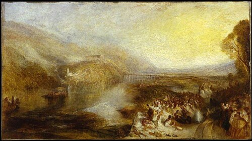 The Opening of the Wallhalla, 1842, 1843, J. M. W. Turner