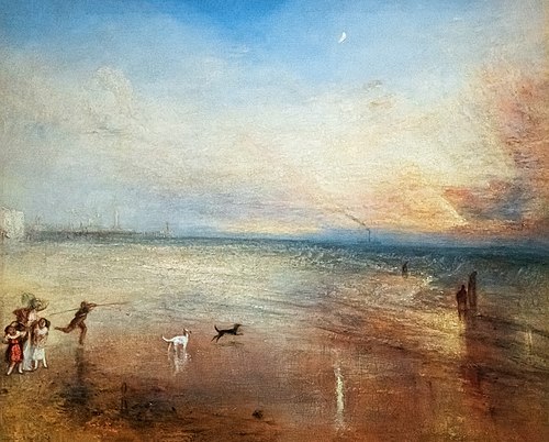 The New Moon; or, ‘I’ve lost My Boat, You shan’t have Your Hoop’, 1840, J. M. W. Turner