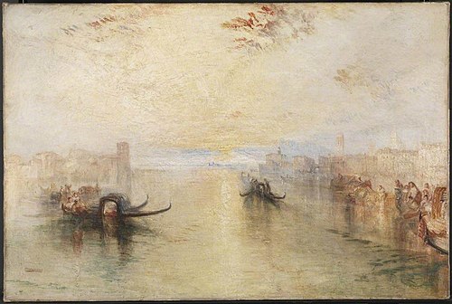 St Benedetto, Looking towards Fusina, 1843, J. M. W. Turner
