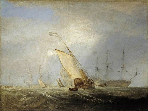 Van Tromp Returning after the Battle off the Dogger Bank, 1833, J. M. W. Turner