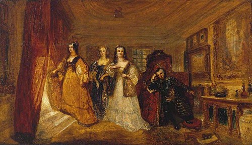 Lucy, Countess of Carlisle, and Dorothy Percy’s Visit to their Father Lord Percy, when under Attaind, 1831, J. M. W. Turner