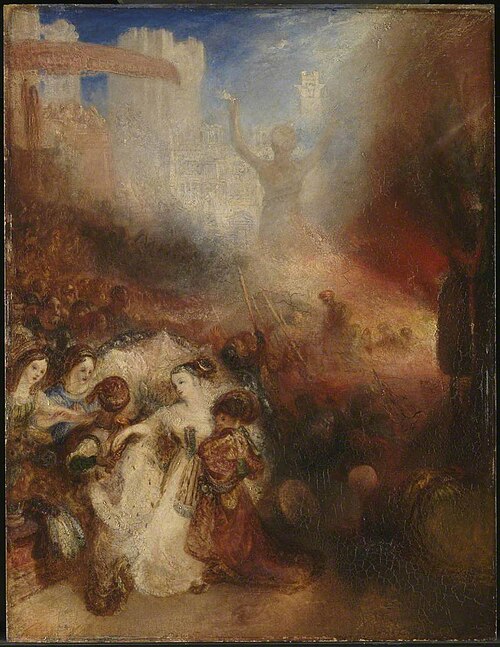 Shadrach, Meshach and Abednego in the Burning Fiery Furnace, 1832, J. M. W. Turner