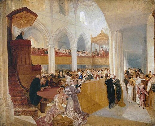 George IV at St Giles’s, Edinburgh, 1822, J. M. W. Turner