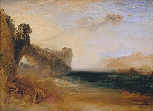 Rocky Bay with Figures, 1828, J. M. W. Turner